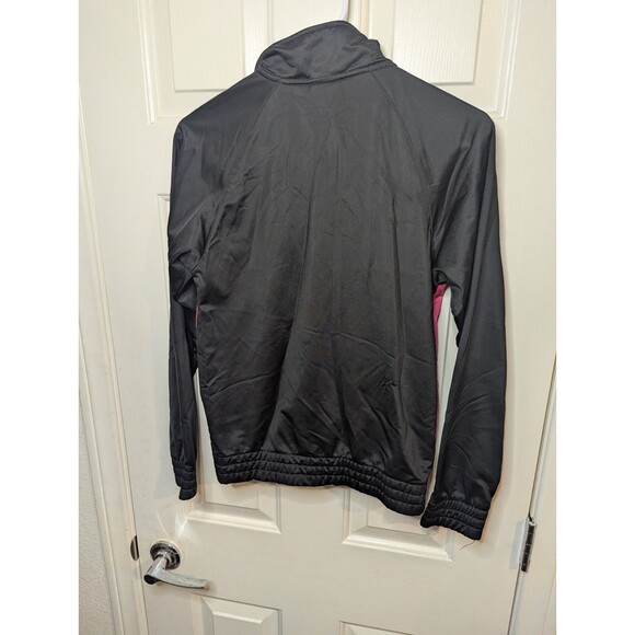 SPALDING Girls Size 14/16 L Black/Pink Full Zip Athletic, Leisure Warm-Up Jacket - Picture 5 of 5